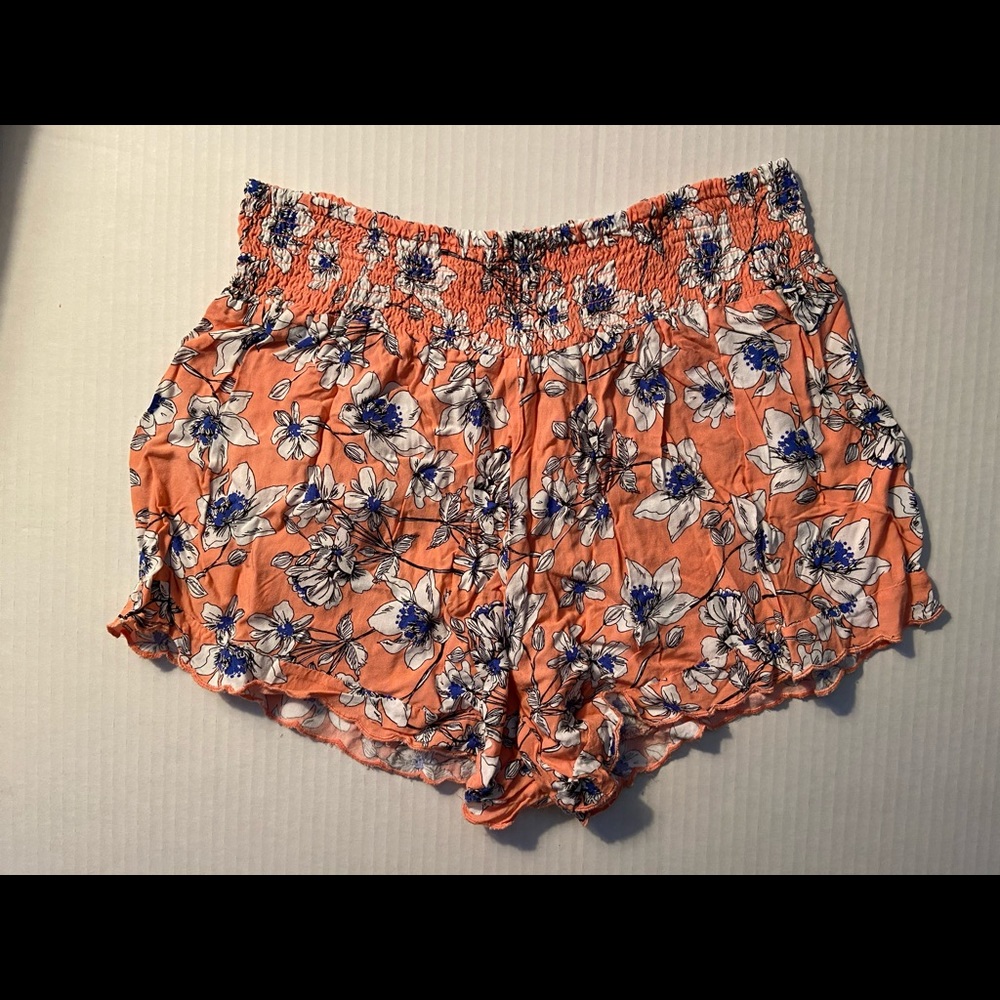Charlotte Russe Floral Print Shorts Size XL